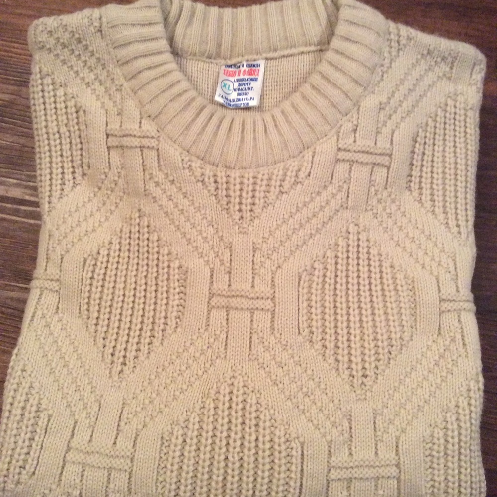 New Knit Sweater in Beige